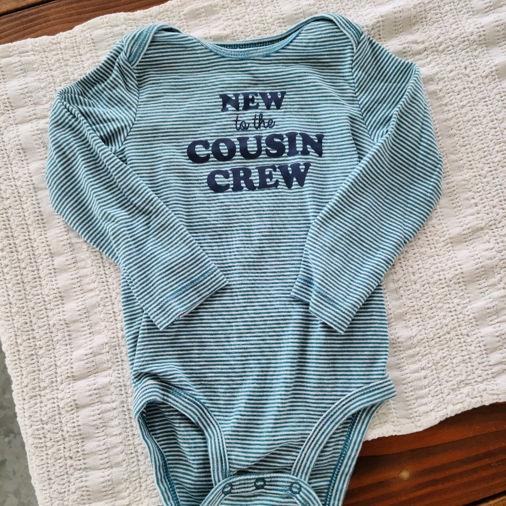 NWOT Carter's Cousin Crew 24 Month Onesie